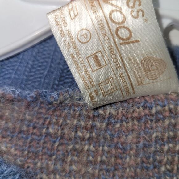 Alafoss Icewool Made in Iceland Wool Fair Isle Cardigan XS - Picture 4 of 6